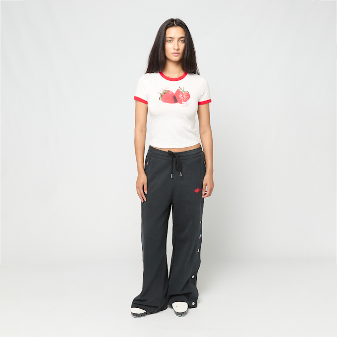 Nike   Wmns Flight Fleece French Terry Snap Pants schwarz 101195 2