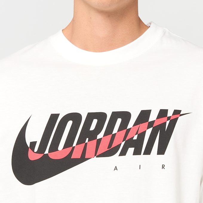 Jordan Brooklyn Essentials Swoosh 85 Short-Sleeve Crew T-Shirt wit 101210 3