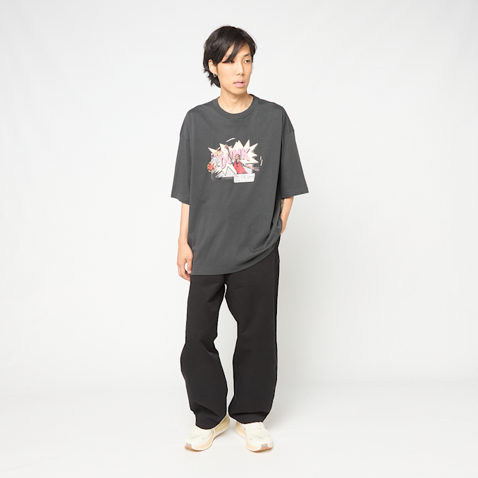 Jordan Brooklyn Comic 96 Short Sleeve Crew grey 101207 2