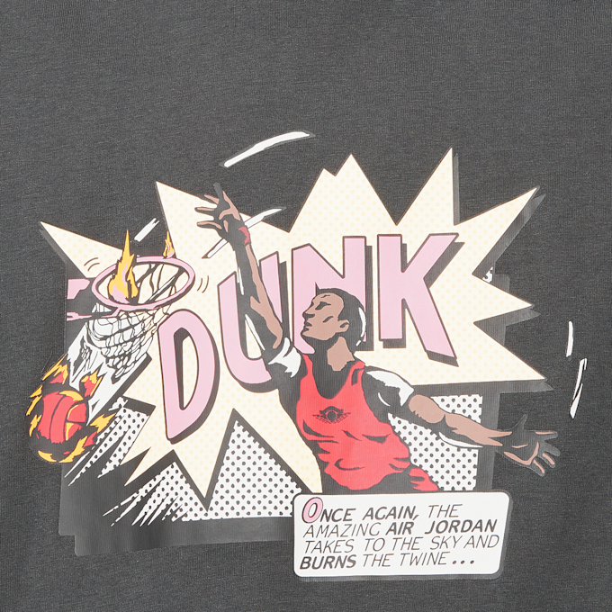 Jordan Brooklyn Comic 96 Short Sleeve Crew grey 101207 3