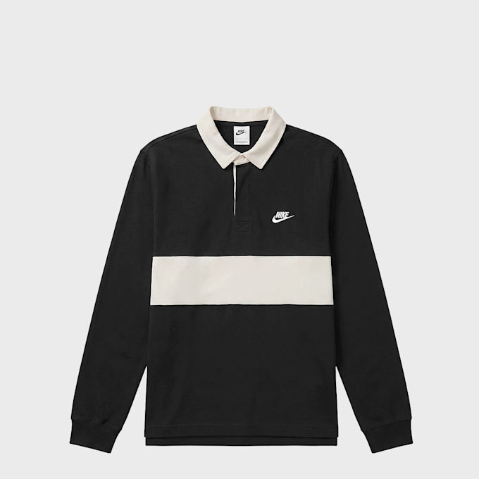 Nike   Club Long Sleeve Rugby Top black 101213 1