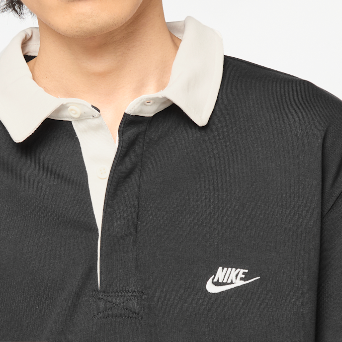 Nike   Club Long Sleeve Rugby Top schwarz 101213 3