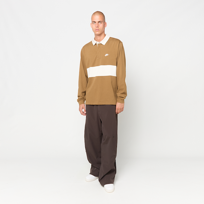 Nike   Club Long Sleeve Rugby Top bruin 101217 2