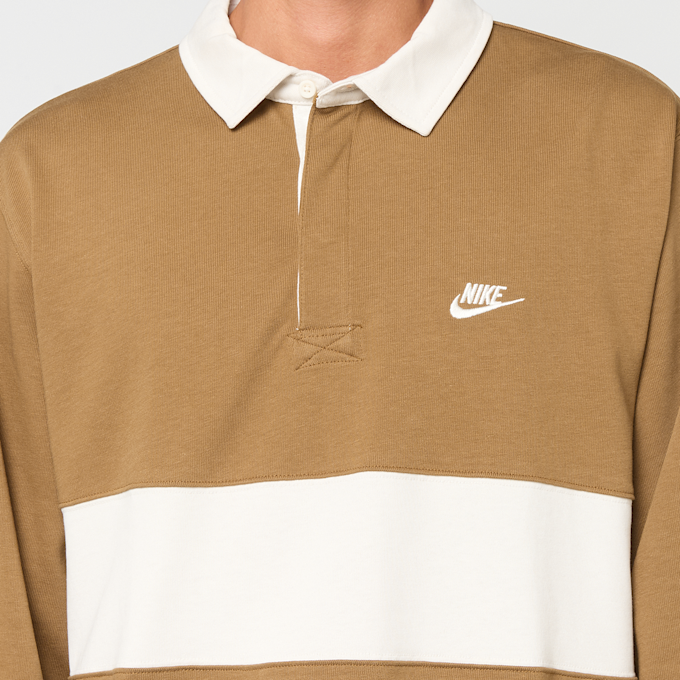 Nike   Club Long Sleeve Rugby Top brown 101217 3
