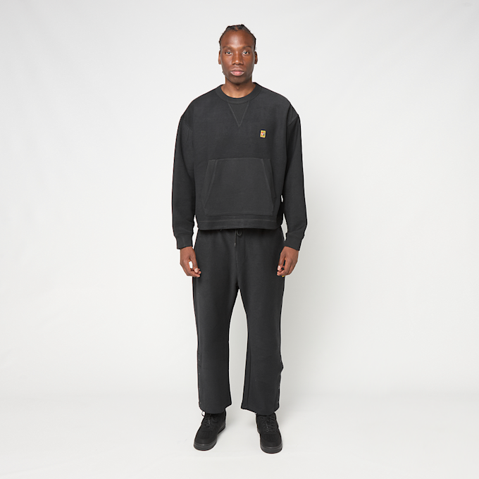 Nike   Open-Hem French Terry Pants schwarz 101231 2