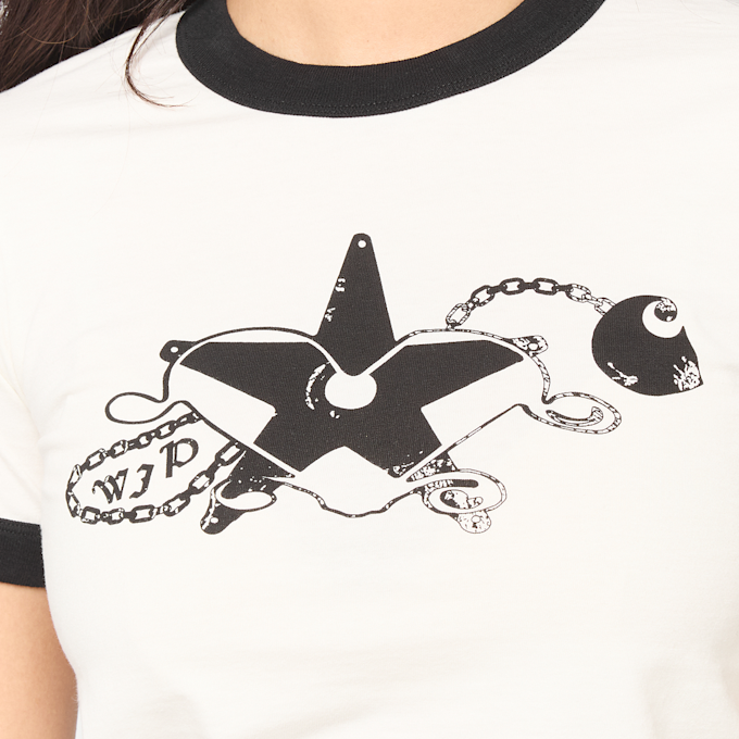 Carhartt WIP Wmns S/S Outlaw Star Ringer T-S wit 101851 3