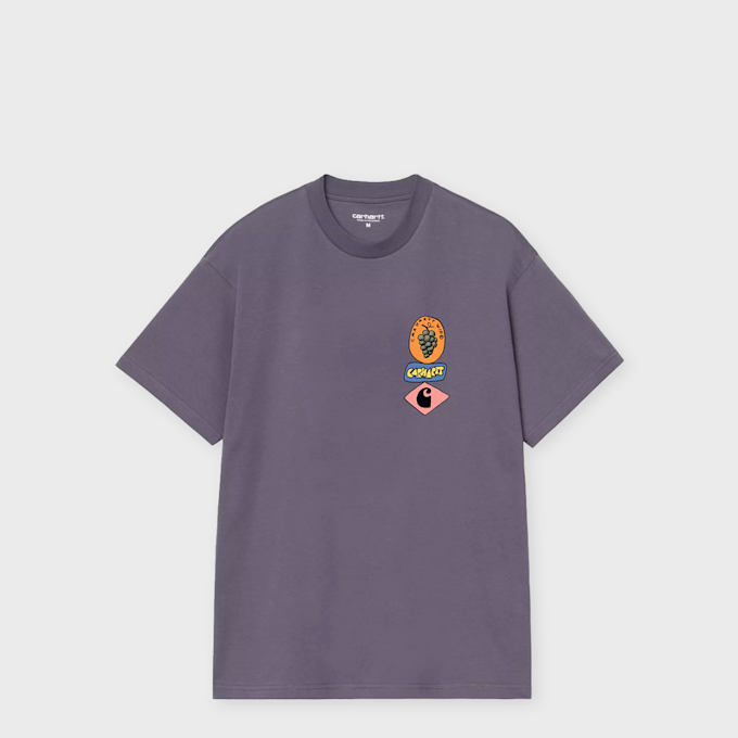 Carhartt WIP S/S Stacked Grapes T-Shirt purple 101880 1