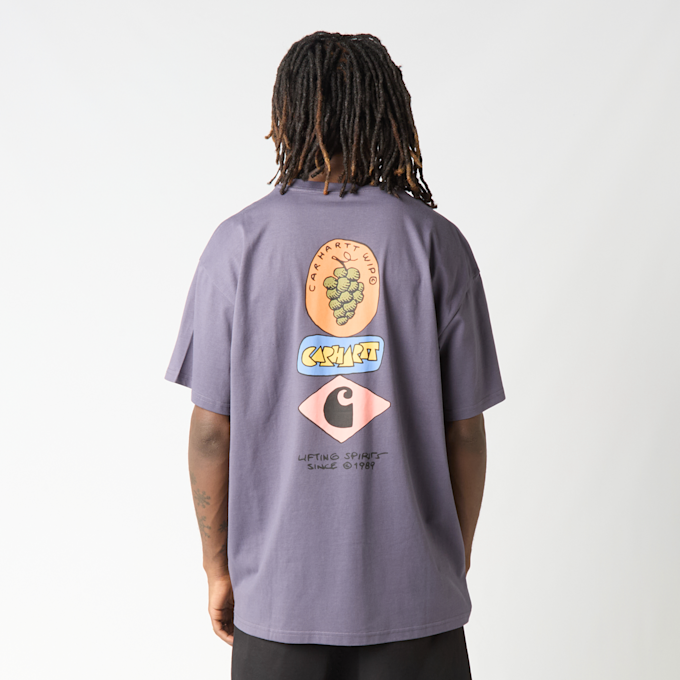 Carhartt WIP S/S Stacked Grapes T-Shirt roze 101880 3