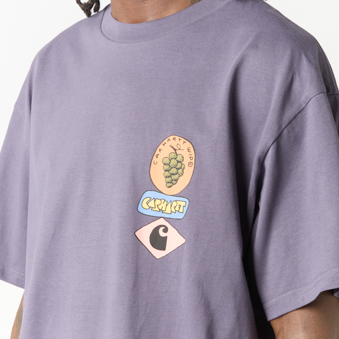 Carhartt WIP S/S Stacked Grapes T-Shirt purple 101880 4