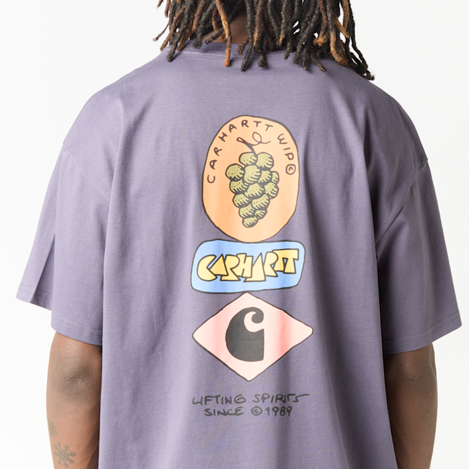 Carhartt WIP S/S Stacked Grapes T-Shirt purple 101880 5