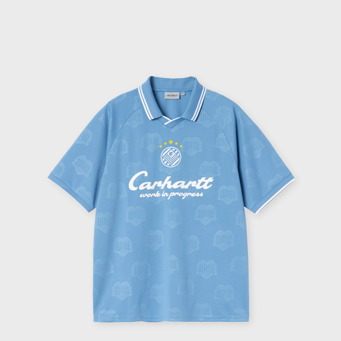Carhartt WIP S/S Terrace Football T-Shirt blauw 101881 1