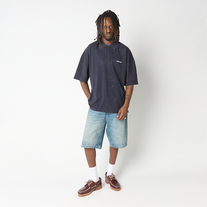Carhartt WIP S/S Painter Polo blauw 101873 2