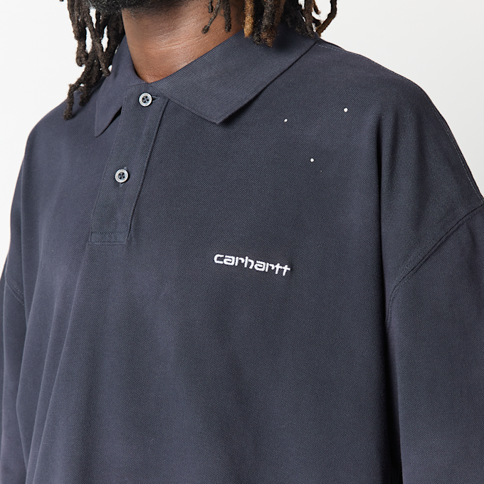 Carhartt WIP S/S Painter Polo blue 101873 4