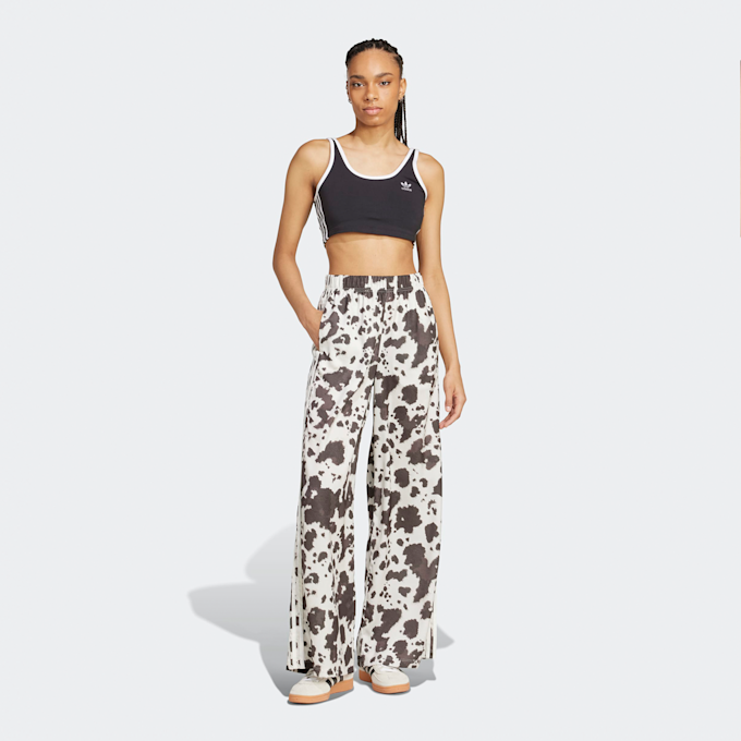adidas Originals Satin Wide Leg Pants beige 102067 4