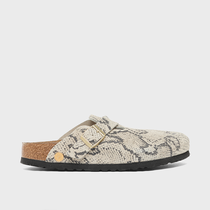 Birkenstock Boston Print LEVE (narrow) "Snakeskin" grey 102482 2