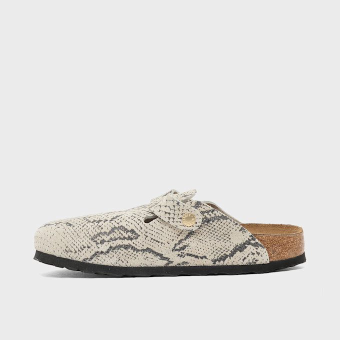 Birkenstock Boston Print LEVE (narrow) "Snakeskin" grey 102482 3