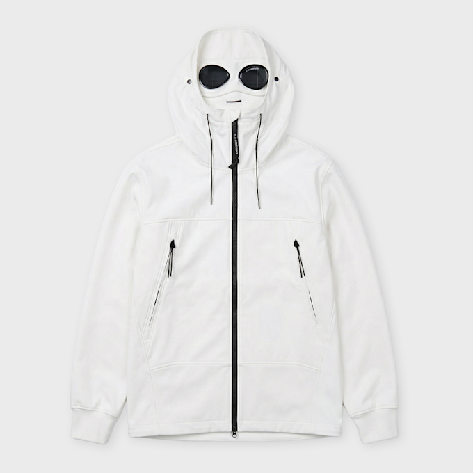 C. P. Company Shell-R Goggle Jacket white 102704 1