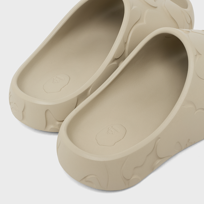 A Bathing Ape Bape Slides #1 M beige 102815 5