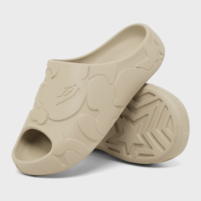 A Bathing Ape Bape Slides #1 M beige 102815 7
