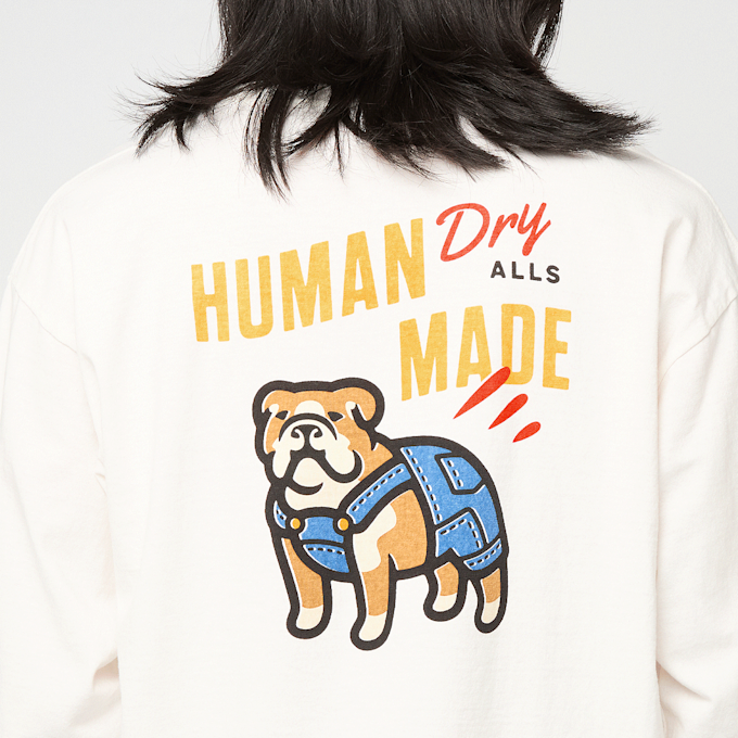 HUMAN MADE Graphic L/S T-Shirt weiß 103123 4