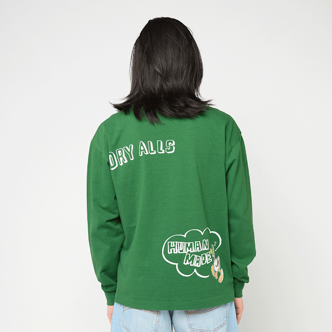 HUMAN MADE Graphic L/S T-Shirt green 103122 3