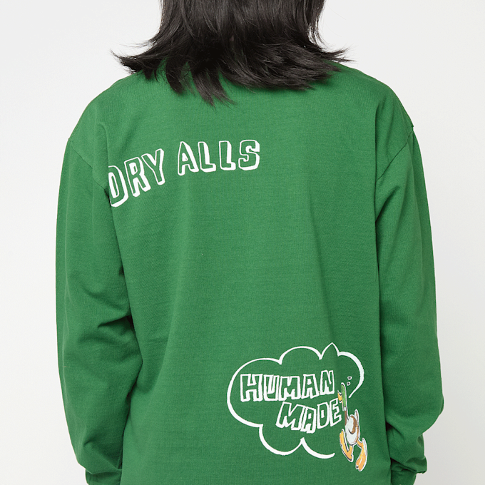 HUMAN MADE Graphic L/S T-Shirt green 103122 4