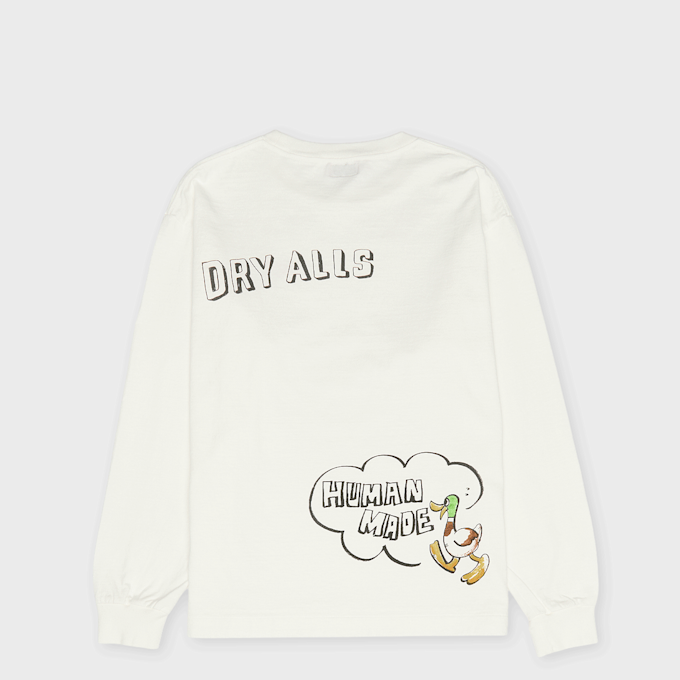 HUMAN MADE Graphic L/S T-Shirt weiß 103124 1