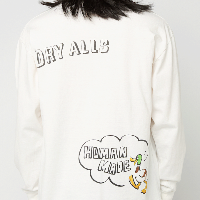 HUMAN MADE Graphic L/S T-Shirt white 103124 4