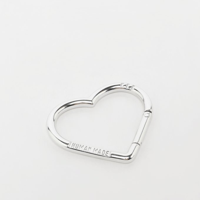 HUMAN MADE Heart Carabiner silber 103127 1