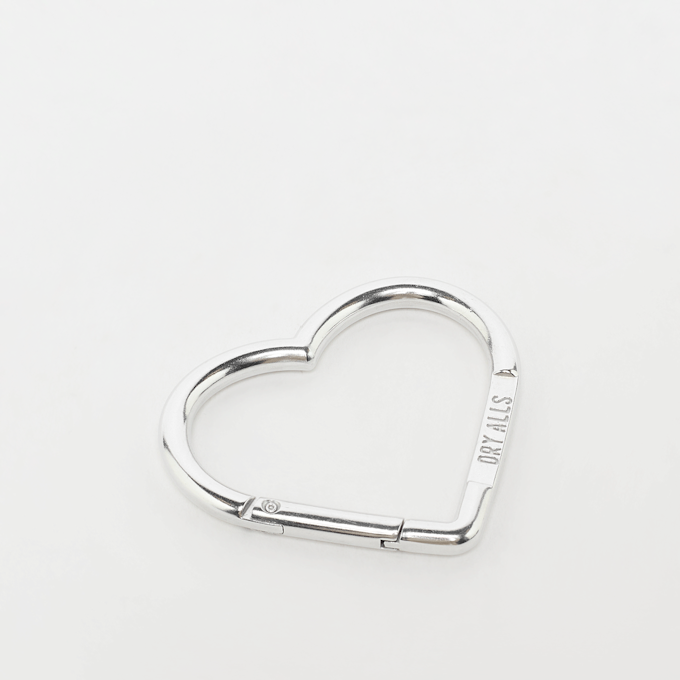 HUMAN MADE Heart Carabiner silber 103127 2