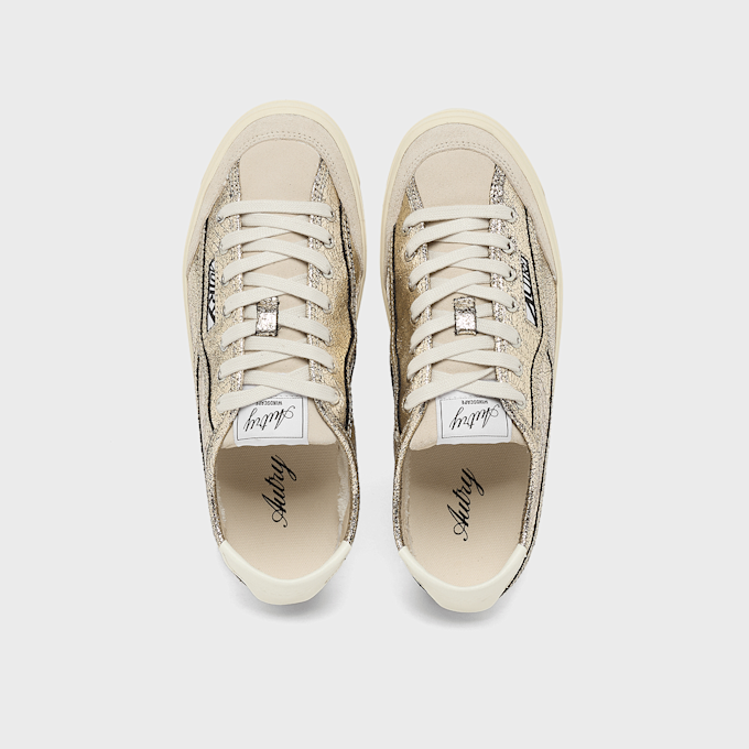 Autry Wmns Windscape Low Crack Laminated/Leather/Suede platinum/marsh goud 103191 4