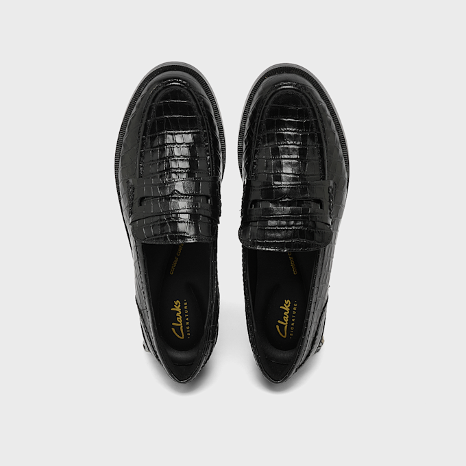Clarks Wmns Straven 2 Penny Loafer schwarz 103343 4