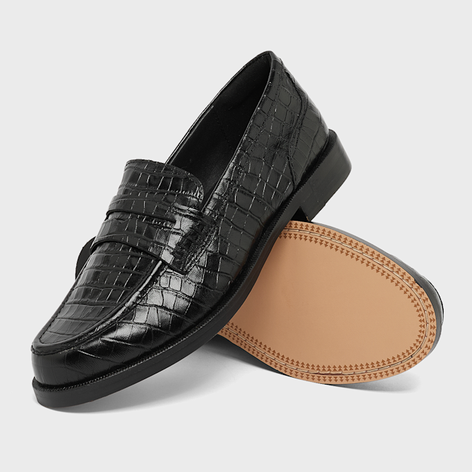Clarks Wmns Straven 2 Penny Loafer schwarz 103343 7