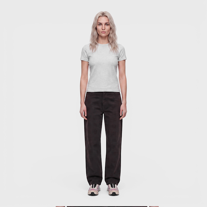 Carhartt WIP Wmns S/S Philipa T-Shirt grau 104023 2