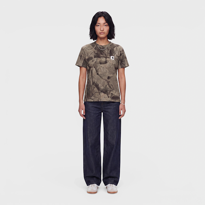 Carhartt WIP Wmns S/S Feather Tree T-Shirt camouflage 104026 2