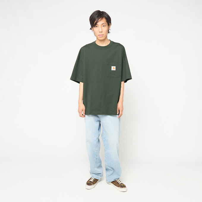Carhartt WIP S/S Work Pocket T-Shirt grün 104046 2