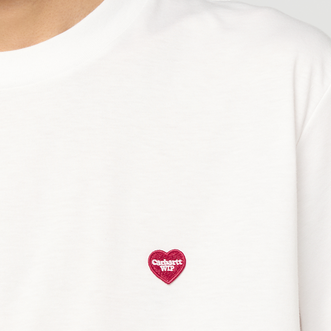 Carhartt WIP S/S Small Heart T-Shirt weiß 104053 3