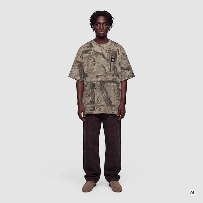 Carhartt WIP S/S Feather Tree T-Shirt camouflage 104057 2