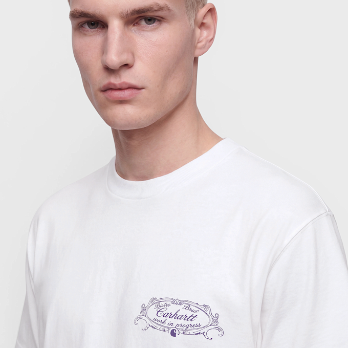 Carhartt WIP Shortsleeve Chez WIP T-Shirt weiß 104069 4
