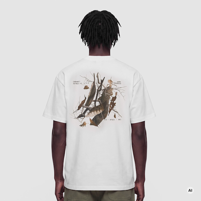 Carhartt WIP S/S Feather Progress T-Shirt white 104071 3