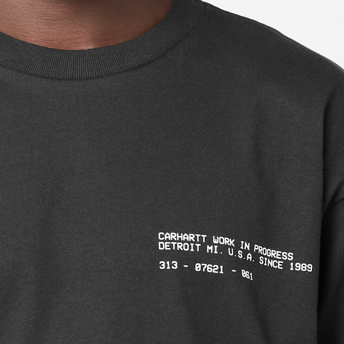 Carhartt WIP S/S Feather Progress T-Shirt zwart 104073 4