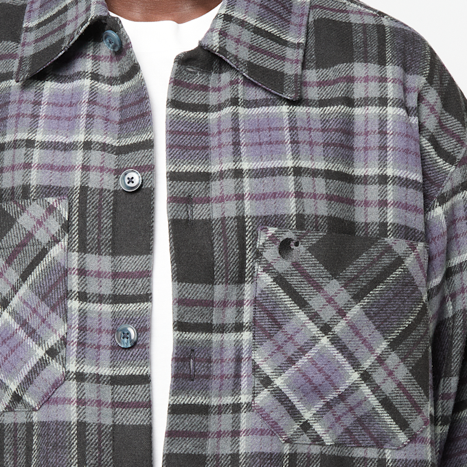 Carhartt WIP L/S Parson Shirt shady purple Undefined Color 104090 3