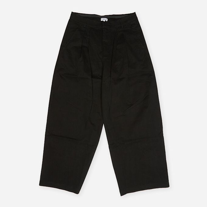 House of Errors Pleated Logo Trousers zwart 104110 1