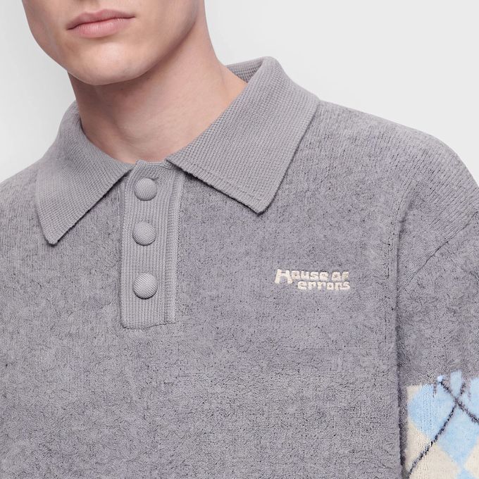 House of Errors Knitted Wall Painter Rugby grey 104112 4