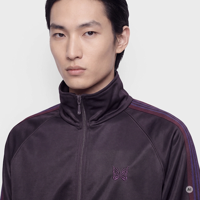 Needles Track Jacket purple 104115 3