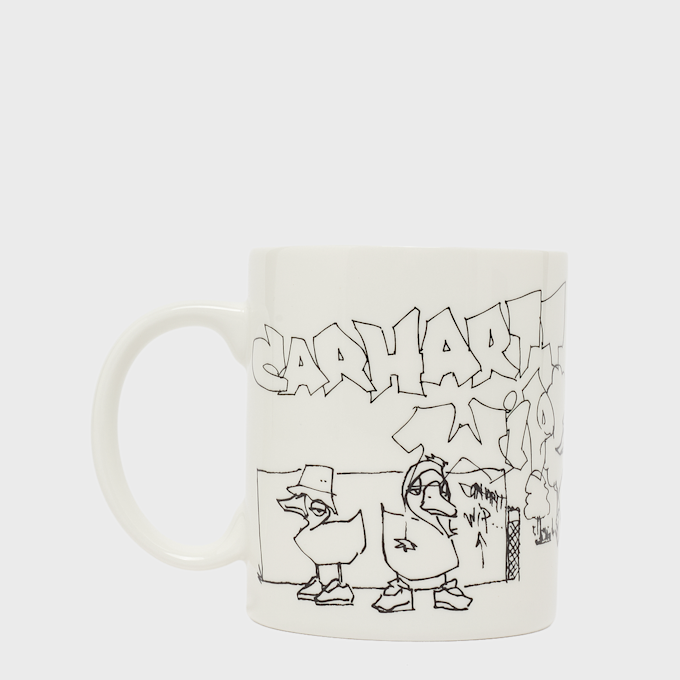 Carhartt WIP Blinkerfluid Mug Porcelain white/black Schwarz 104229 1