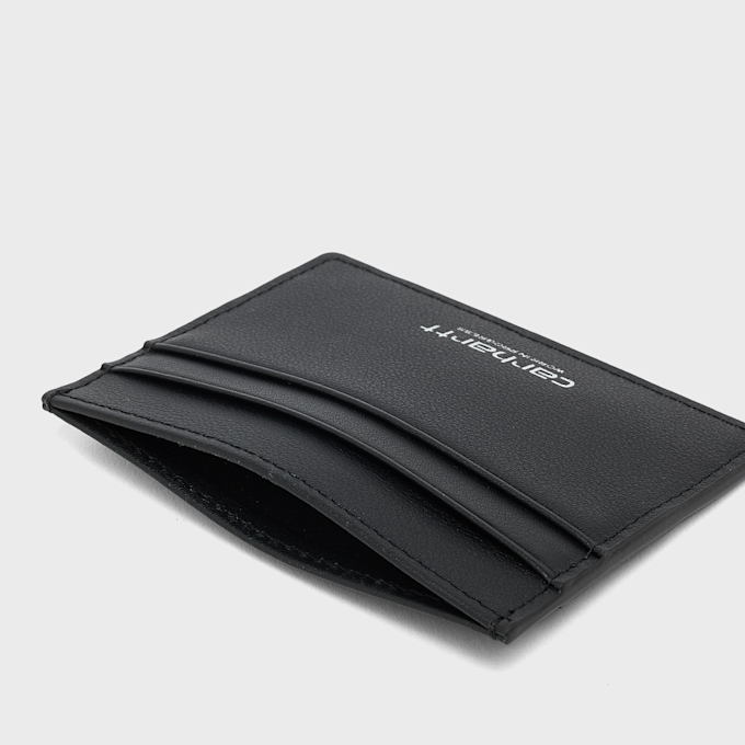 Carhartt WIP Vegas Cardholder Leather black / silver Undefined Color 104232 3