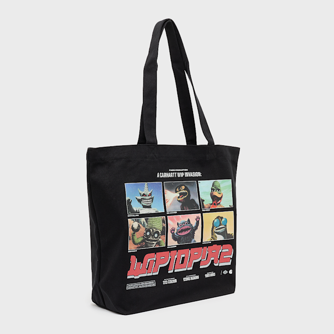 Carhartt WIP Canvas Graphic Tote Bag black 104260 2