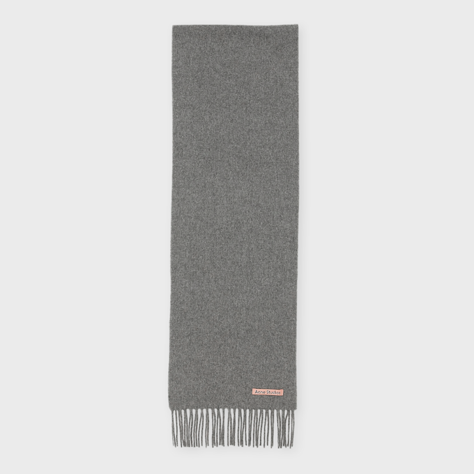 Acne Studios Scarf grey melange UndefinedColor 104312 1