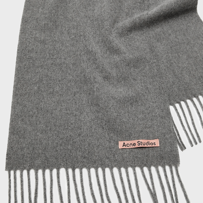 Acne Studios Scarf grey melange Undefined Color 104312 2
